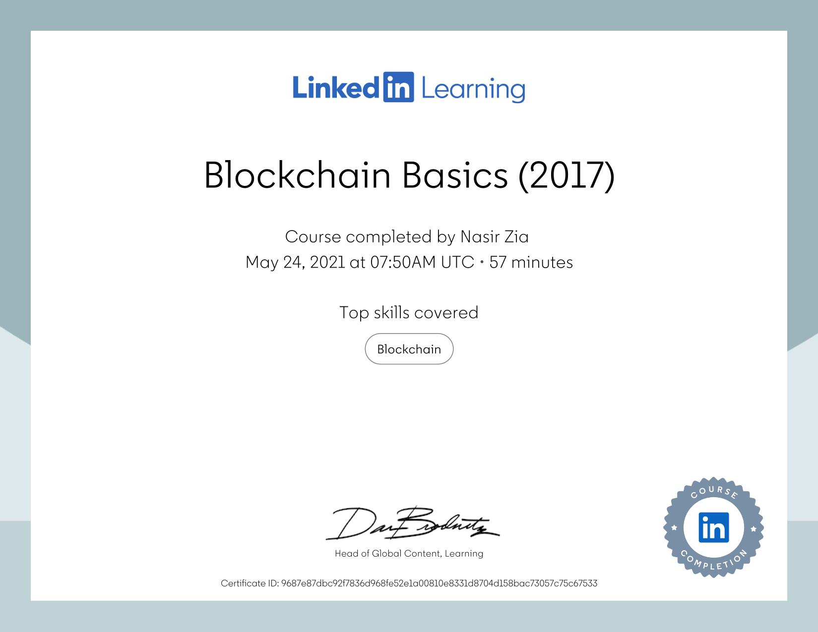 Nasir Zia certification 3
